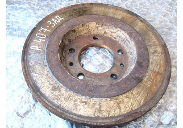 диск гальмівний,задній,Peugeot 407,Citroen C5,1.6hdi